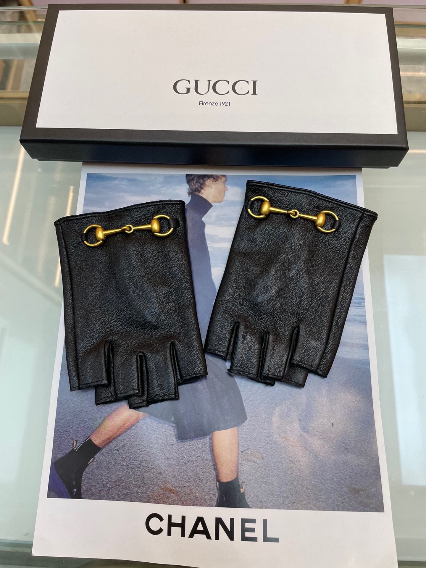 Gucci Leather Gloves Woman Gucci Leather Gloves Woman