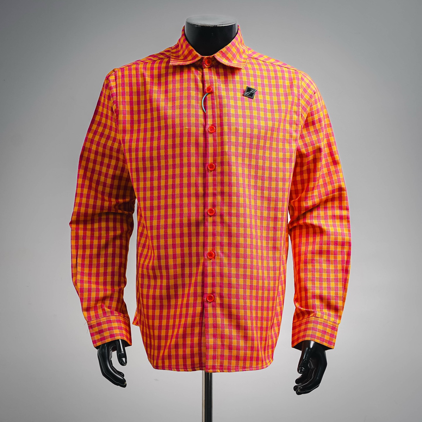 WE11DONE Vintage Plaid Long Sleeve Shirt WE11DONE Vintage Plaid Long Sleeve Shirt
