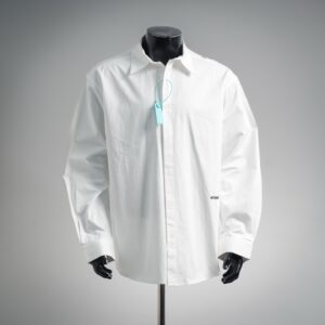 WE11DONE Logo Long Sleeve Shirt Size S/M/L
