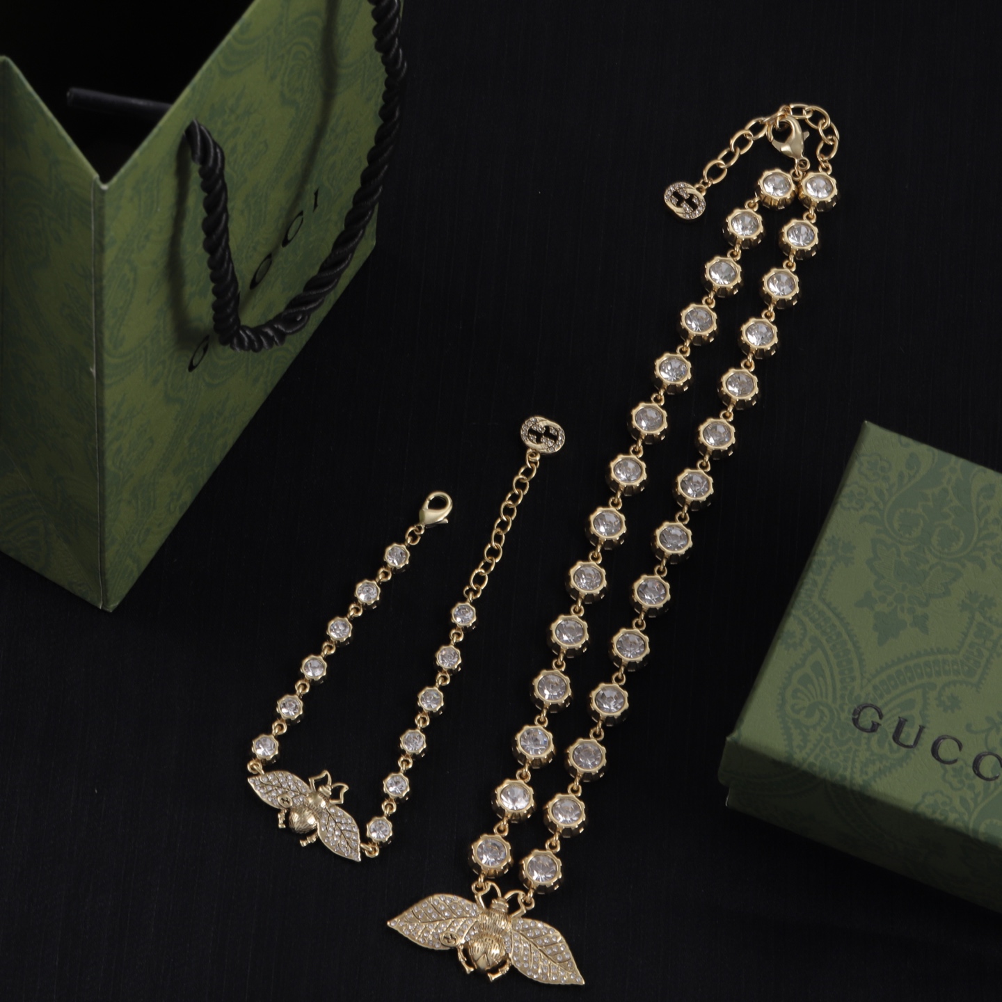 Gucci Necklace & Bracelet
