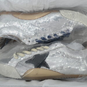 Golden Goose True Star Silver Glitter