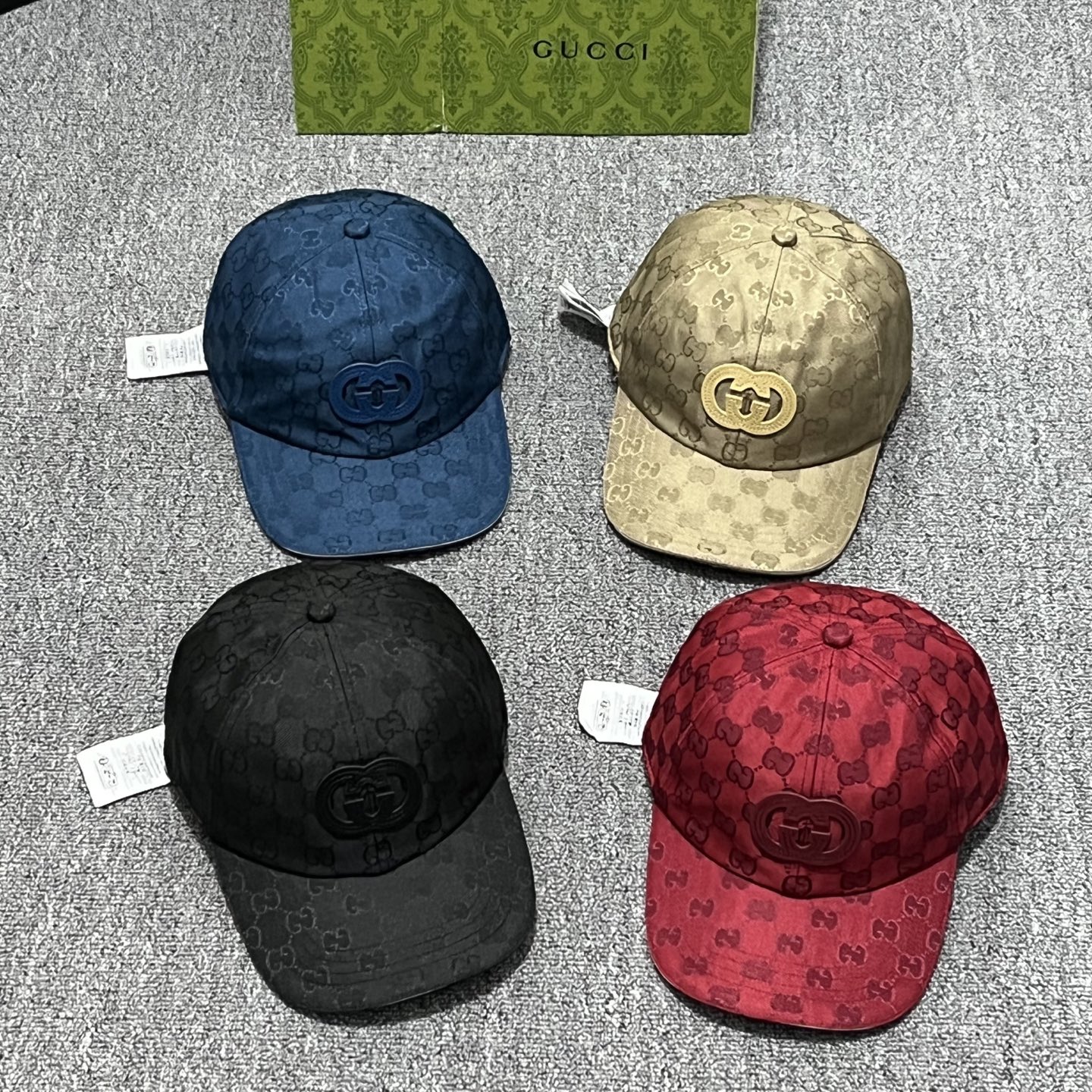 Gucci Baseball Cap Canvas Breathable