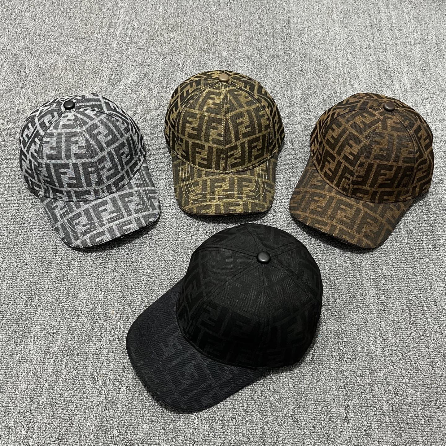 Fendi Baseball Cap Cotton Breathable