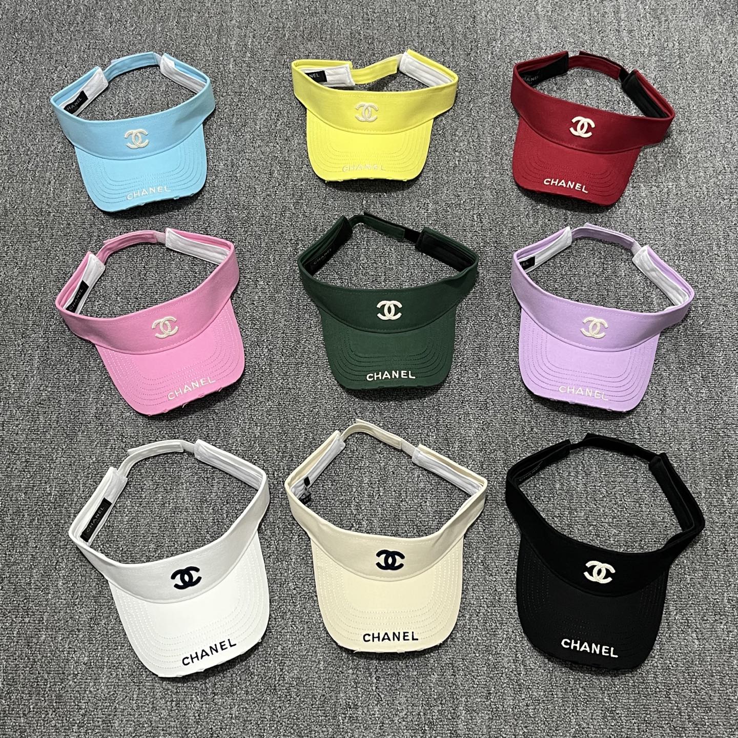 Chanel Visor Hat Cotton Casual