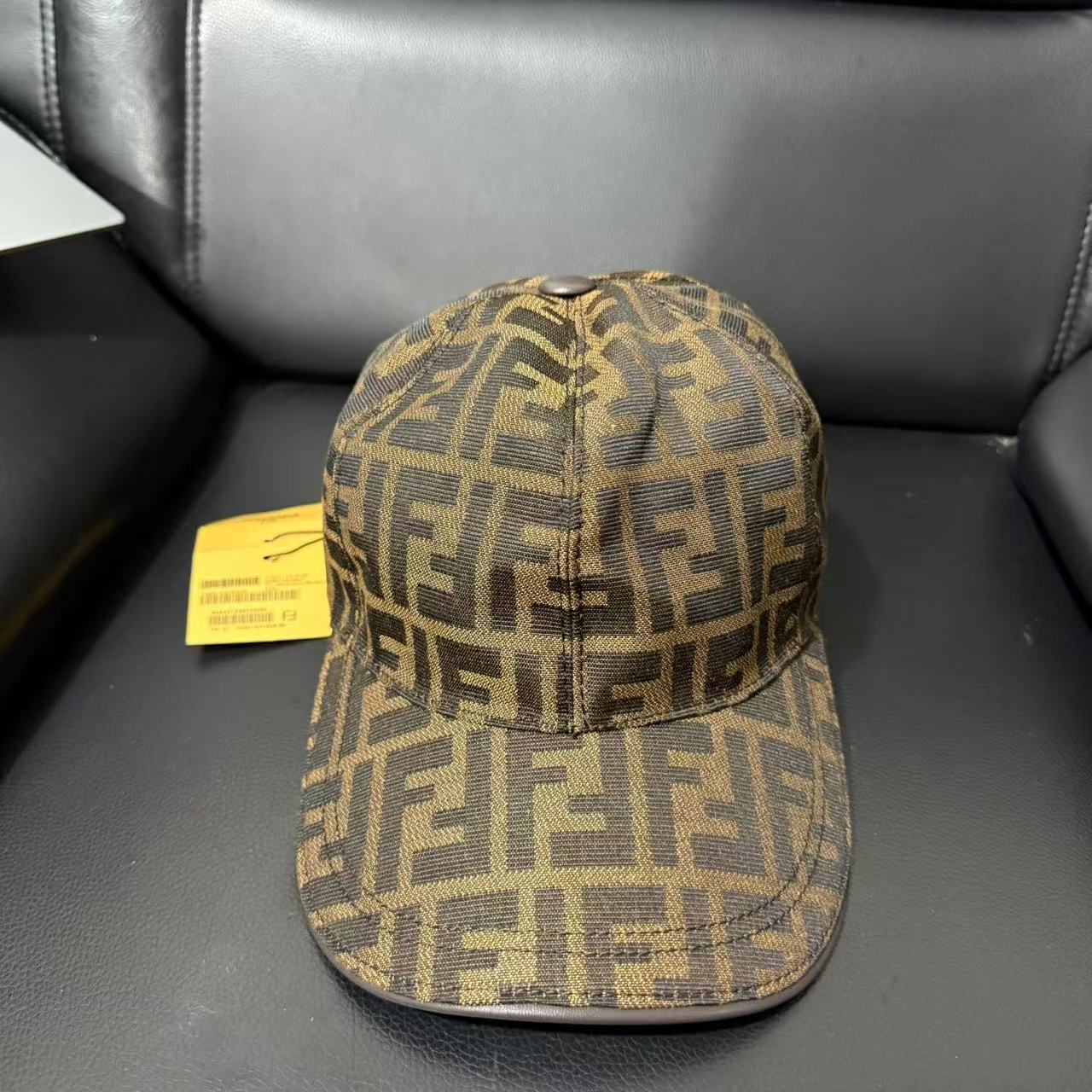 Fendi Baseball Cap Cotton Canvas