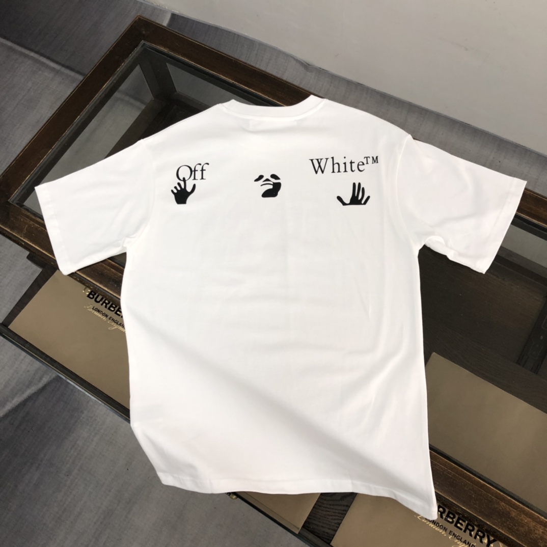 Off White Tshirt Size:M-3XL