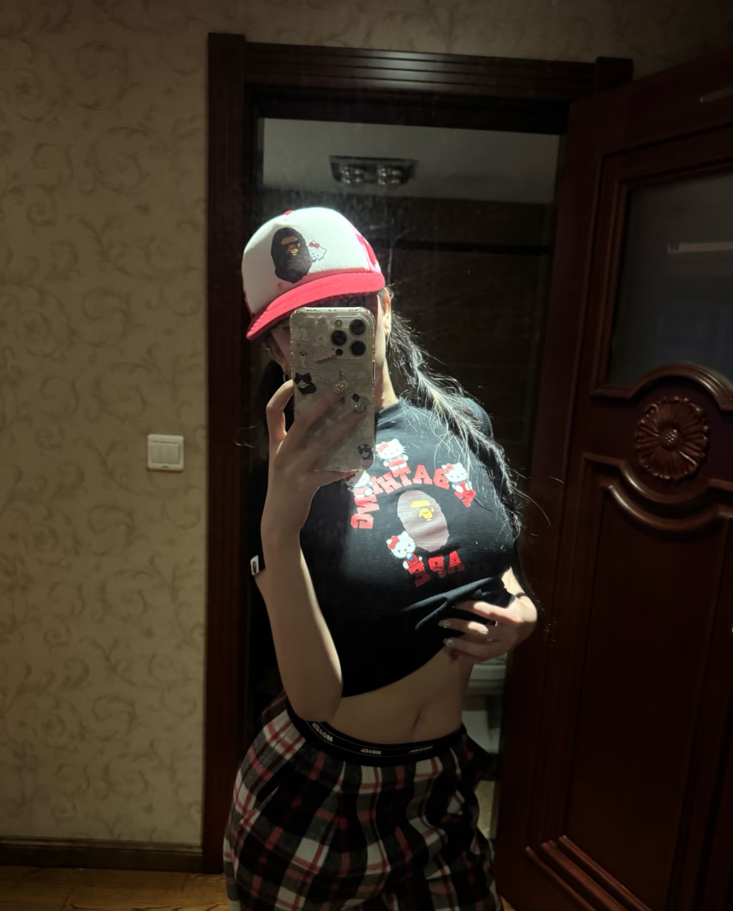 kids BAPE T-shirt SS26 HELLO KITTY T-shirt Size: 120-160cm