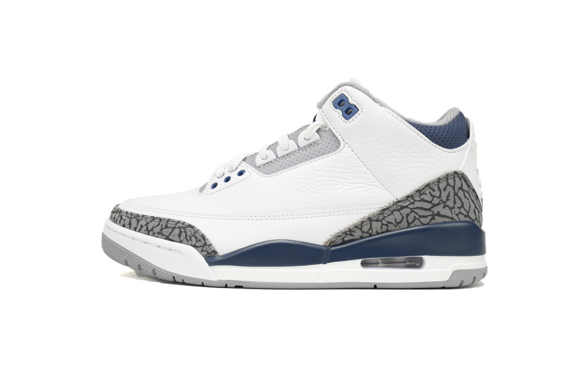 Max Size US14=UK13=EUR48.5=CM32 Air Jordan 3 “Midnight Navy”