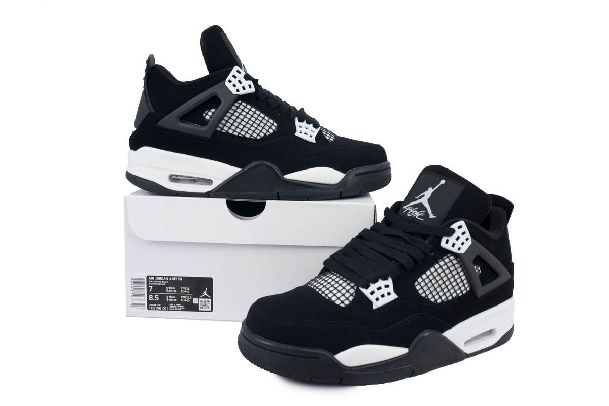 Max Size US14=UK13=EUR48.5=CM32 Air Jordan 4 Retro White Thunder