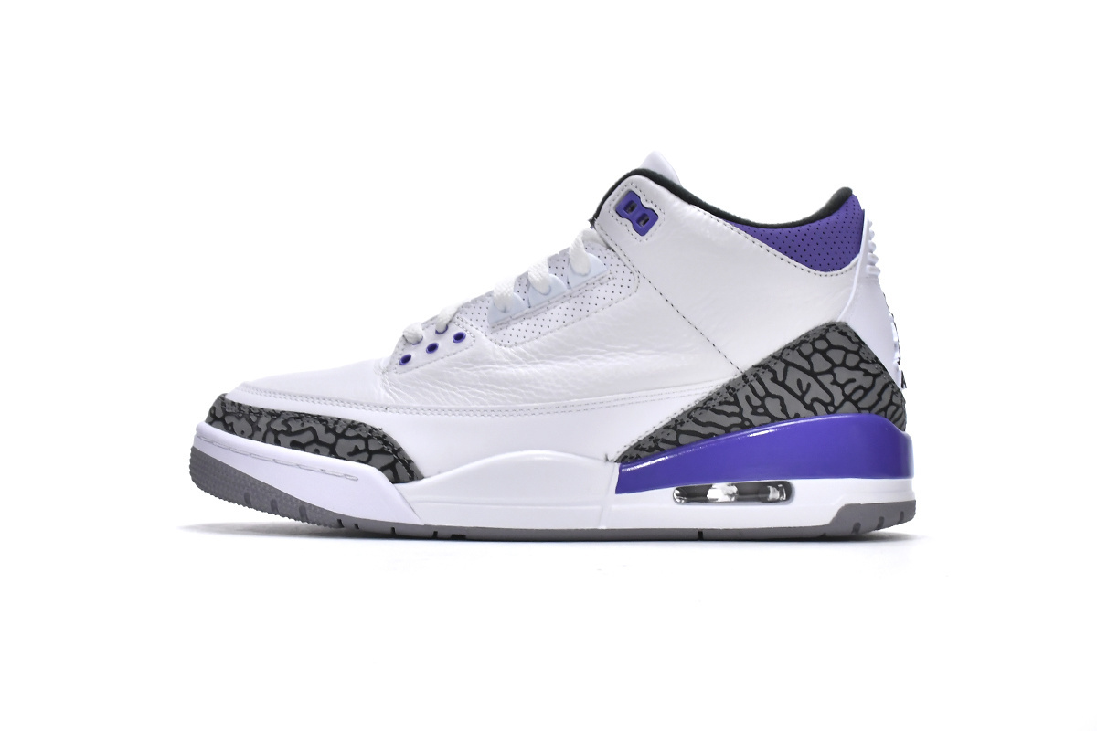 Max Size US14=UK13=EUR48.5=CM32 Air Jordan 3 Retro Dark Iris