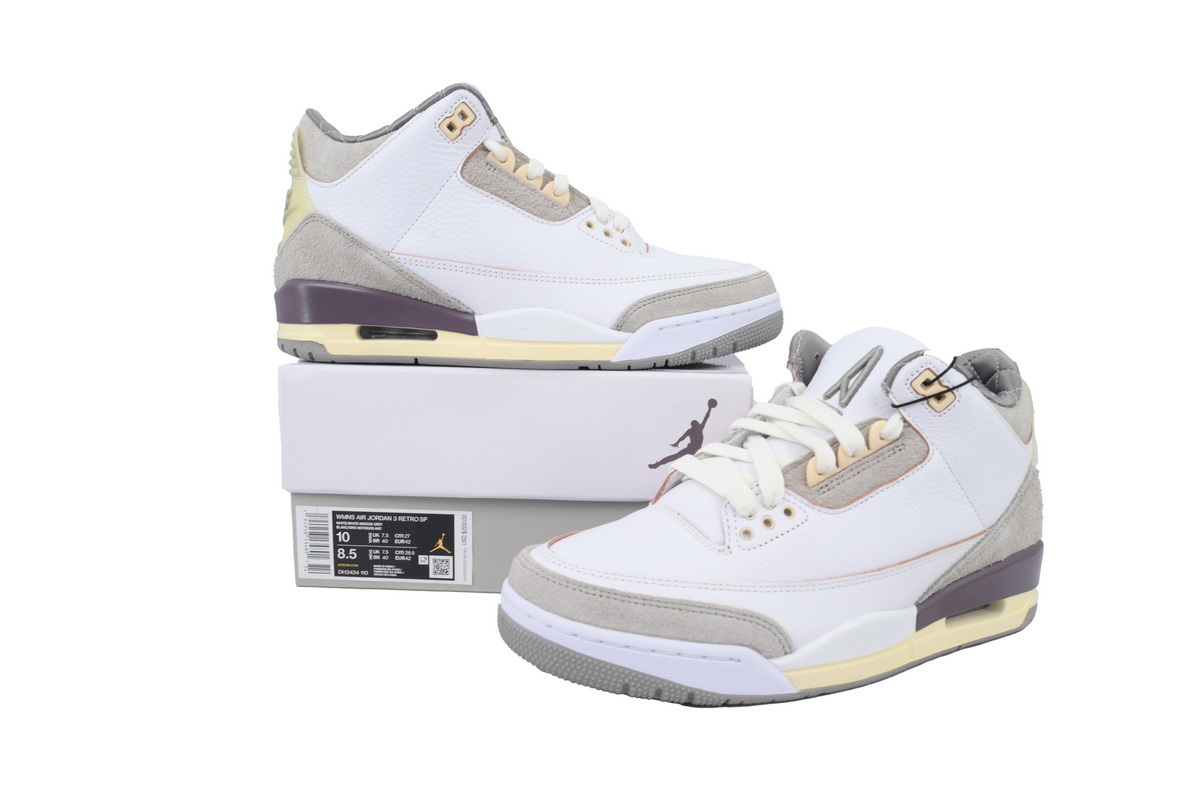 Max Size US14=UK13=EUR48.5=CM32 Air Jordan 3 Retro SP Medium Grey