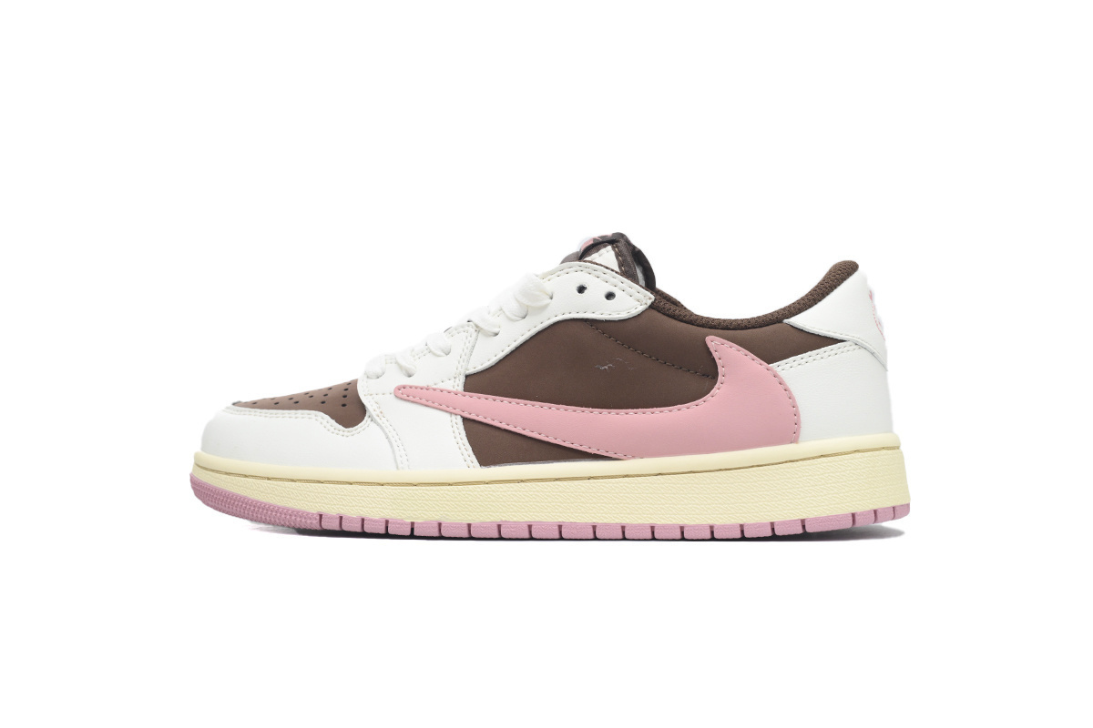Max Size US14=UK13=EUR48.5=CM32 Air Jordan 1 Low OG SP Dark Pony Pink