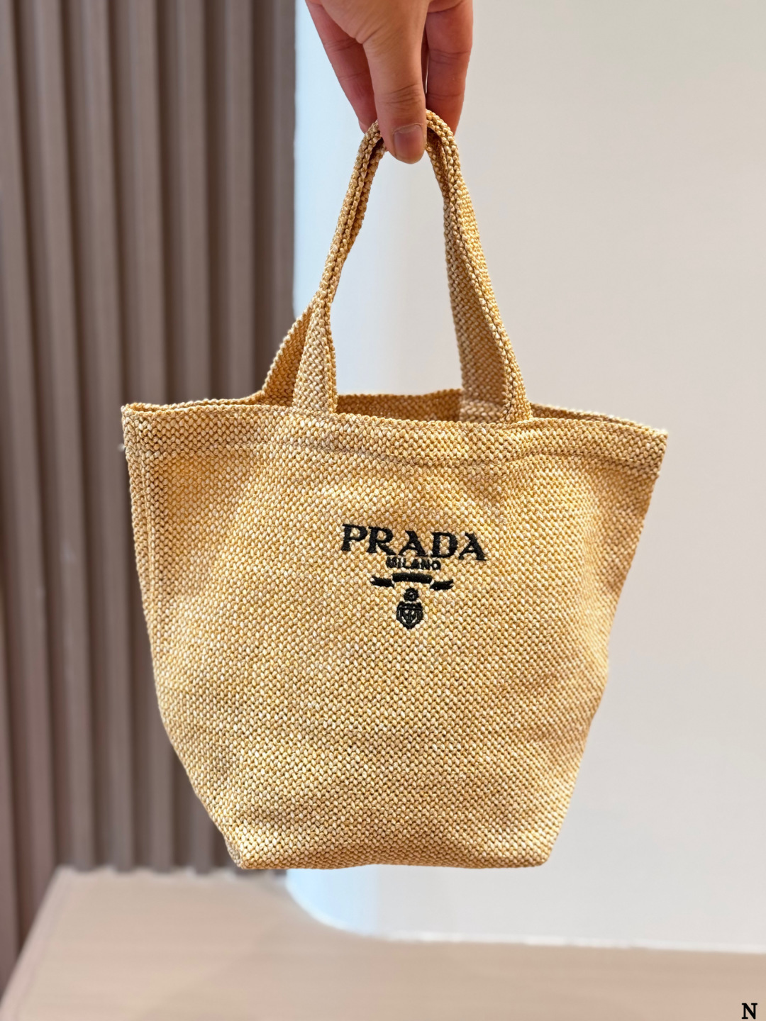 Prada Straw Tote Bag